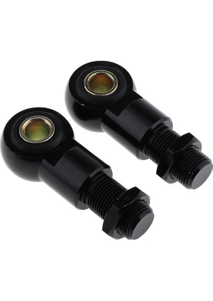 2 Adet Göz Adaptörleri Uç Vidalı Motosiklet Şok Emici Ekipman Aksesuarları Siyah - 10MM (Yurt Dışından) indirimleri