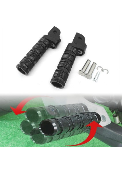 TDM900 XJR1200 XJR1300 Siyah Için Cnc Reardset Ayak Çarşamba Footpeg Pedalları (Yurt Dışından) modelleri