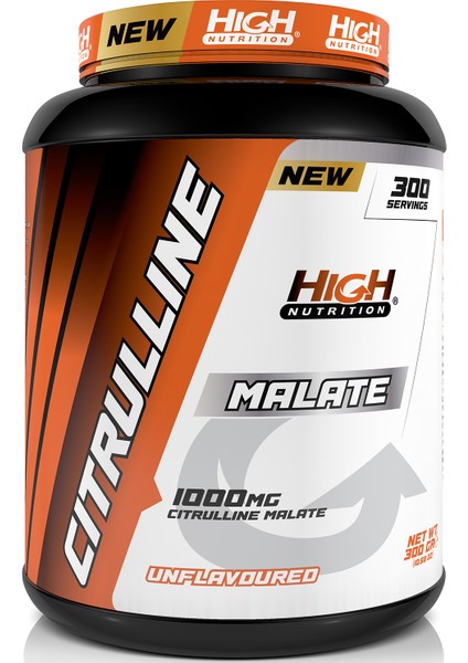 Nutrition  Pure L Citruline L Sitrulin Citrulin Citrulline Malate 300g - 300 Servis