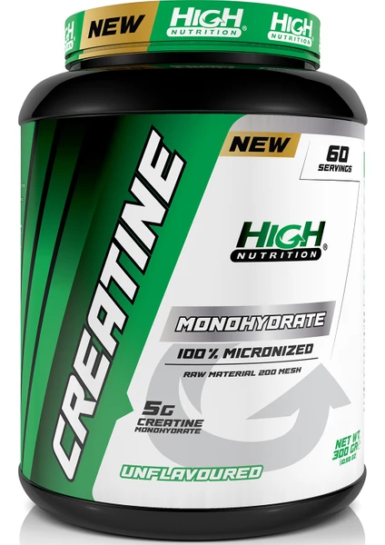 Nutrition  Micronized Creatine Monohydrate 300 Gr 60 Servis 1 Serviste 5 Gr Kreatine