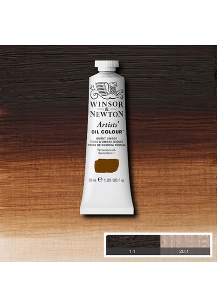 Artists Yağlı Boya 37ML Burnt Umber 076 S.1
