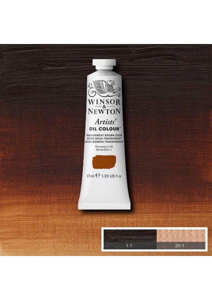 Artists Yağlı Boya 37ML Transparent Brown Oxide 648 S.1
