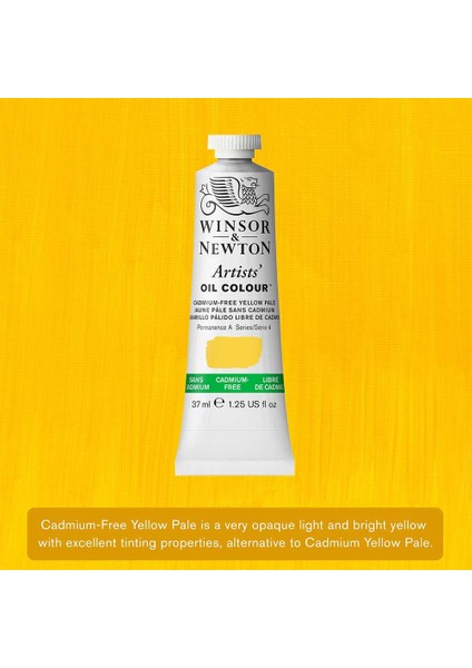 Artists Yağlı Boya 37ML Cadmium-Free Yellow Pale 907 S.4