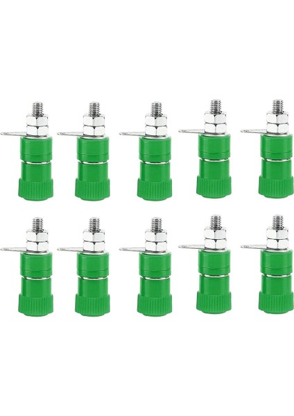 4mm Muz Soketi Kaplama Bağlama Direk Konnektörü Yeşil modelleri