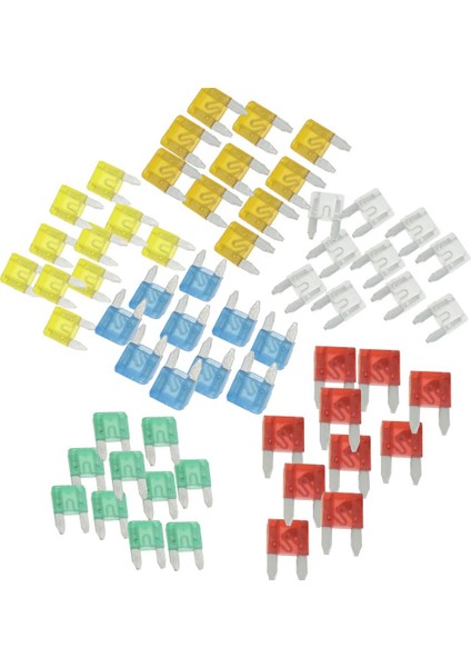 60PCS Standart Araba Sigortası Çeşitli Araba Kamyonu Motosiklet Sigortası Mini Araba