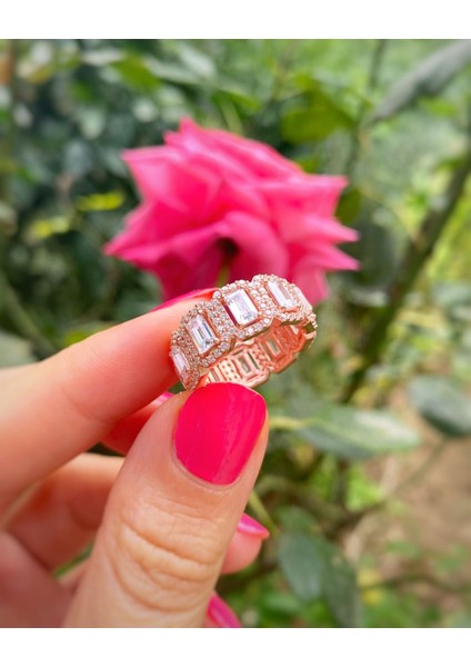 Kadın Baget Gümüş Tamtur Yüzük