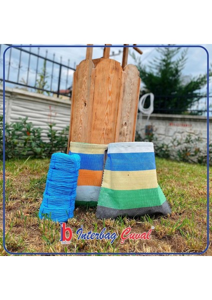 50x60 cm Omuz Askılı Renkli Fındık/Çay Toplama Sepeti ile Etkin ve Rahat Toplama Deneyimi!|İNTERBAG