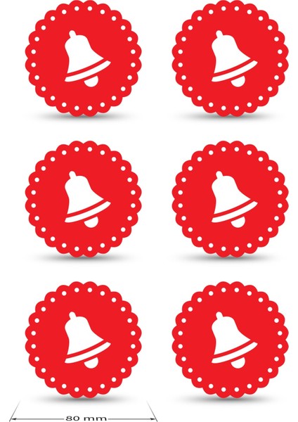 Yılbaşı Temali -6 Dantel Kenar Desenli Kırmızı Keçe Bardak Altlığı 6'lı Takım fiyatları