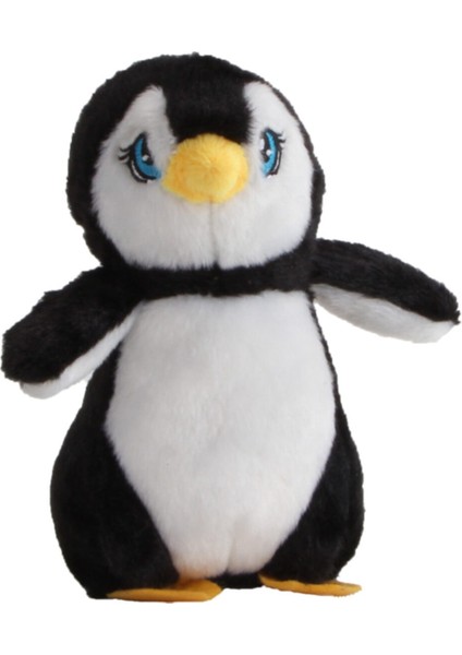Beyaz Küçük Sevimli Penguen Peluş Oyuncak 15 cm