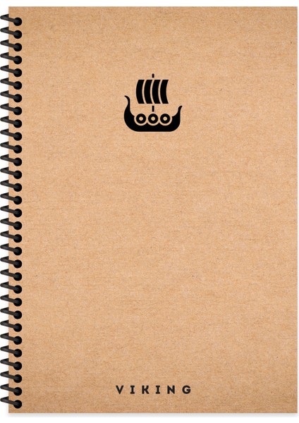 17X24 Kareli Defter La Plume Viking - Gemi