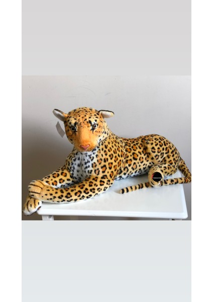 Top Rock Store Oyuncak Leopar Kaplan Peluş Dev Boy 90 cm