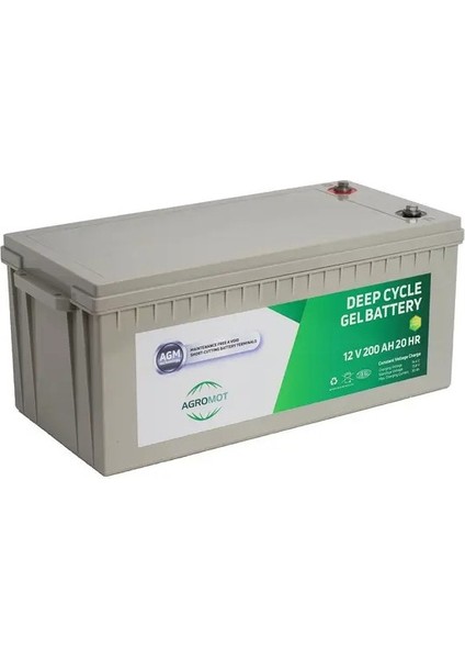 Jel Akü 12V 200AH AGROMOT200