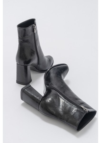 Jewel Siyah Baskı Kadın Topuklu Bot fiyatları