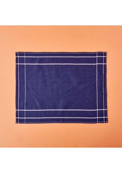 %100 Pamuk Liberty Kurulama Bezi Seti 3'lü Lacivert (45x65 cm)