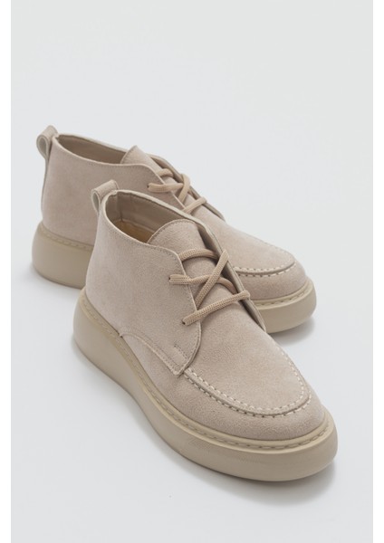 Valve Bej Süet Kadın Bot
