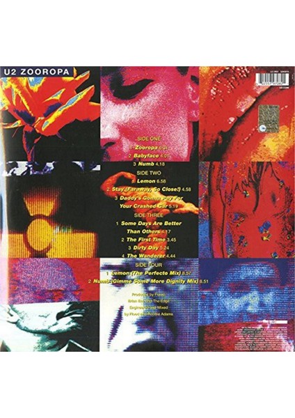U2- Zooropa "remastered"- 2 Plak fiyatları