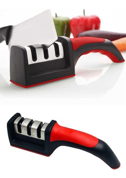 Onior Sharpaner Sonior Sharpener Bıçak Bileyici Bıçak Bileme Aleti 3 Ağızlı
