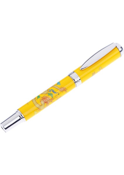 Altın Ejderha Desen Kalem 0.7mm Nib Kalem Kalem Dayanıklı Tükenmez Kalem(Yurt Dışından)