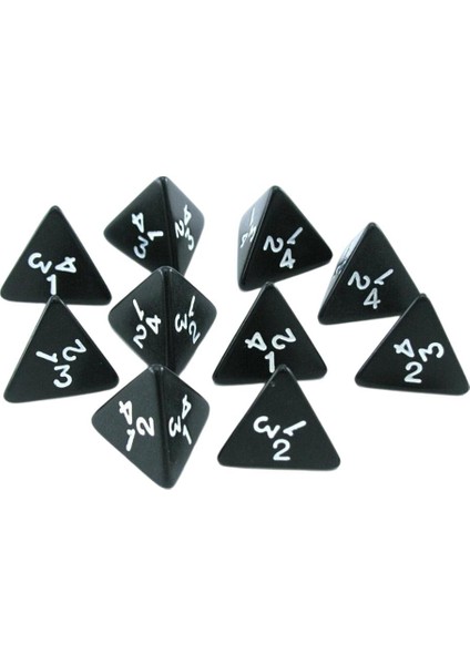 10PCS D4 Mtg Masa Oyuncakları Için 4 Taraflı Çokyüz