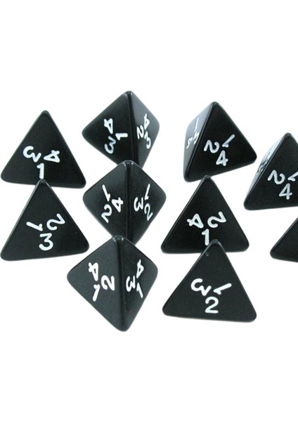 10PCS D4 Mtg Masa Oyuncakları Için 4 Taraflı Çokyüz