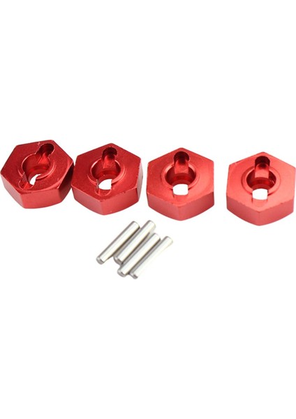 4x 12MM Metal Tekerlek Adaptörü Wltoys Model Parça Aksesuarları Kırmızı fiyatları