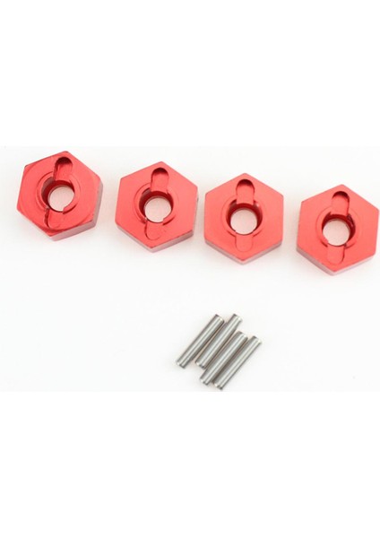4x 12MM Metal Tekerlek Adaptörü Wltoys Model Parça Aksesuarları Kırmızı fırsatları
