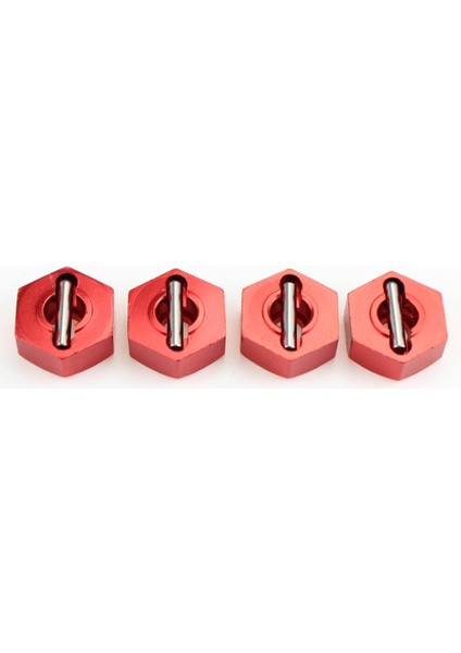 4x 12MM Metal Tekerlek Adaptörü Wltoys Model Parça Aksesuarları Kırmızı indirimleri