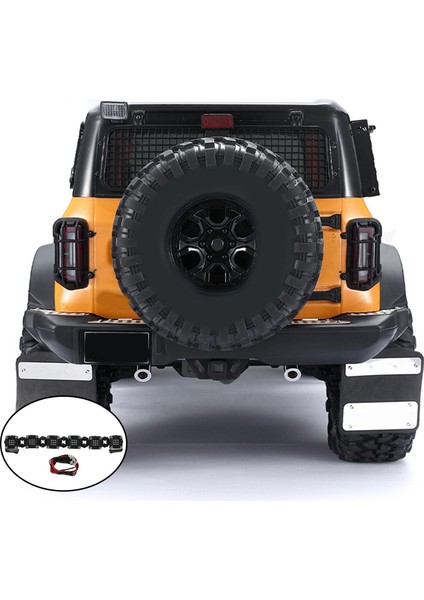 Eksenel SCX10 Kamyonlar Modifikasyonu Için Gölgeli Rc LED Işık Lambaları 6 LED Çatı Işıkları