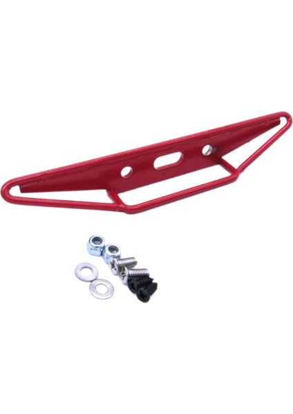 Cnc Işlenmiş Rc Metal Arka Tampon D90 D99S Için Uygun Rc Araç Aksesuar Kırmızı