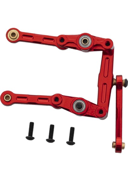 TT02 TT02D 1/10 Rc Araç Kırmızı Için Ayarlanan Rc Direksiyon Bağlantıları