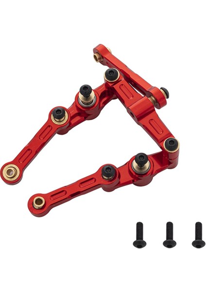 TT02 TT02D 1/10 Rc Araç Kırmızı Için Ayarlanan Rc Direksiyon Bağlantıları