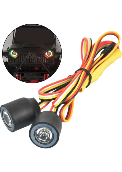 1/10 Ölçekli Rc Paletli Kamyon Otomobilleri Için 20MM Renkli LED Işık Farları (Yurt Dışından)