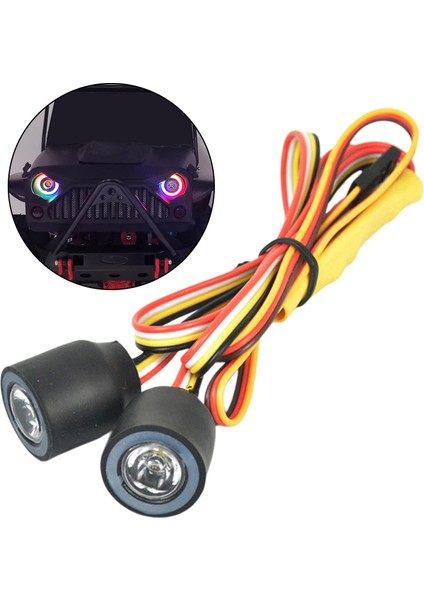 1/10 Ölçekli Rc Paletli Kamyon Otomobilleri Için 20MM Renkli LED Işık Farları (Yurt Dışından)
