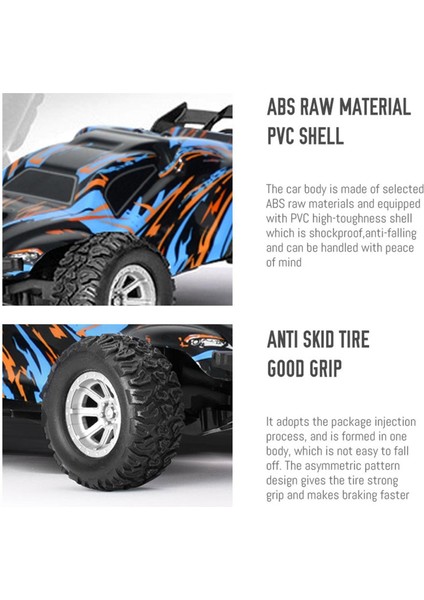 Mini Rc Araba 1:32 20KM/S Yüksek Hızlı Çift Hız Ayarı 2.4g Rc Kamyonlar (Yurt Dışından)