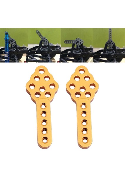 Eksenel SCX10 90046 Için Cnc Metal Şok Montajı 1/10 Rc Craıl Car(Yurt Dışından)