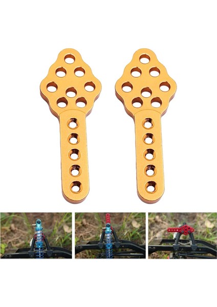 Eksenel SCX10 90046 Için Cnc Metal Şok Montajı 1/10 Rc Craıl Car(Yurt Dışından)