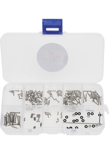 Metal Vidalar Kutu Kiti Eksenel SCX24 1/24 Rc Paletli Araba 90081 Onarım Parçaları
