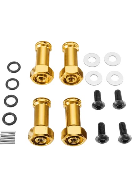 1/14 Rc Car Wltoys 144001 Için 12MM Tekerlek Hub Adaptör Uzatma 144001 Parça Altın (Yurt Dışından)