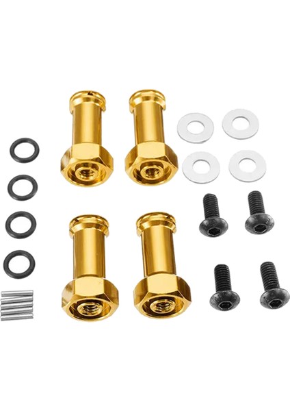1/14 Rc Car Wltoys 144001 Için 12MM Tekerlek Hub Adaptör Uzatma 144001 Parça Altın (Yurt Dışından)