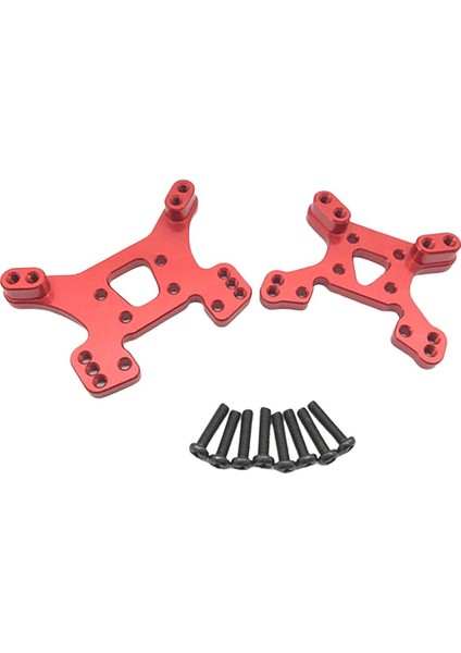 Alüminyum Alaşım Metal Ön ve Arka Şok Wltoys 144001 Rc Araba Kırmızı fırsatları