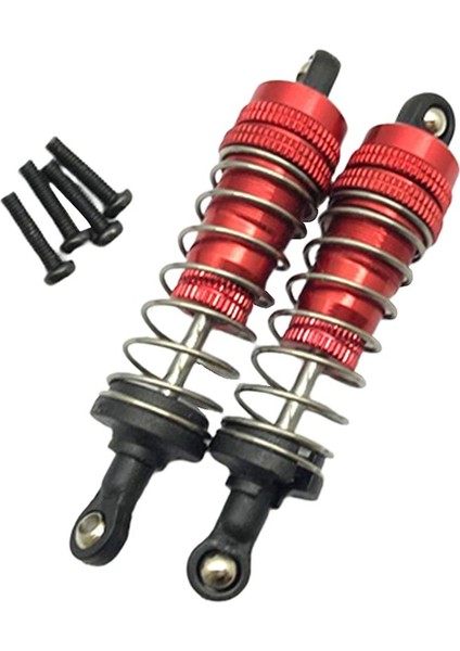 1:14 Rc Wltoys Için Şok Emici Damper 144001 Paletli Kamyonlar Dıy Aksesuar Kırmızı