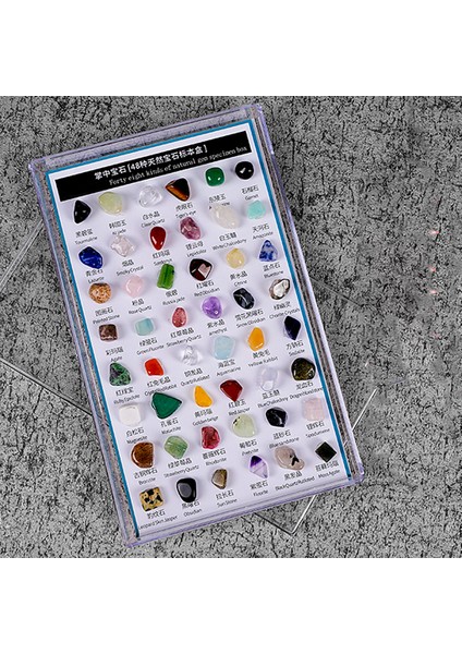 48X Rock ve Mineral Koleksiyonu Koleksiyoncu Box Premium Örnek Jeolojisinde fırsatları