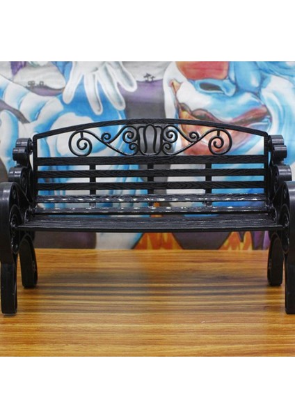 1/6 Sohbet Bebek Figür Park Sandalyesi Koleksiyonları Karakter Modeli Siyah modelleri