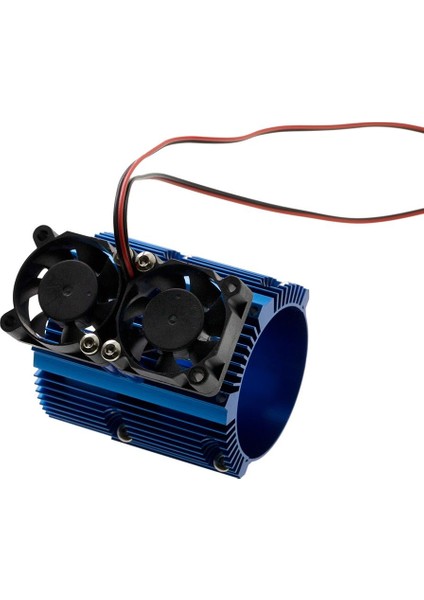 E 1/10 Rc Araba 41-43MM Motor Mavisi Için Motor Çift Fan(Yurt Dışından)