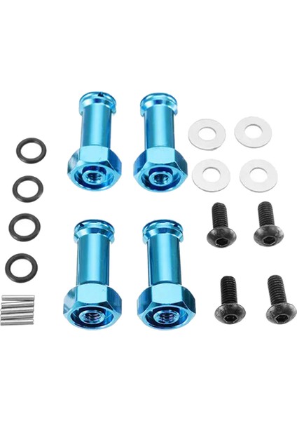 Tekerlek Göbeği 12 mm Uzatma Adaptörü Daha Uzun Mavi