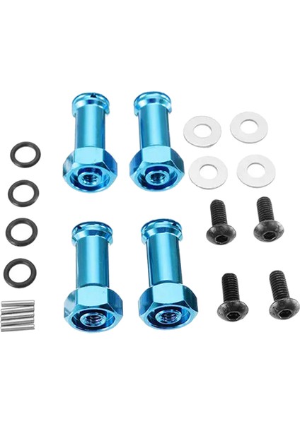 Tekerlek Göbeği 12 mm Uzatma Adaptörü Daha Uzun Mavi