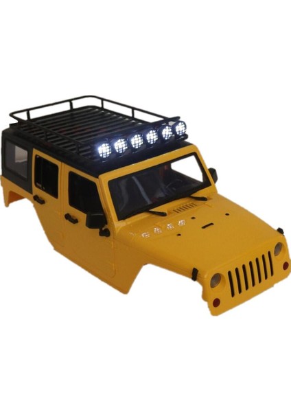Çatı Rafı Kargo Sepeti 6 Adet LED Işıkları - Araba Üst Bagaj Tutucu Taşıyıcı (Yurt Dışından)
