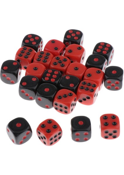 24PCS 16MM D6 Oyun Için Ölür