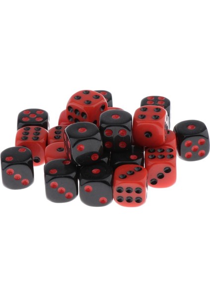 24PCS 16MM D6 Oyun Için Ölür modelleri