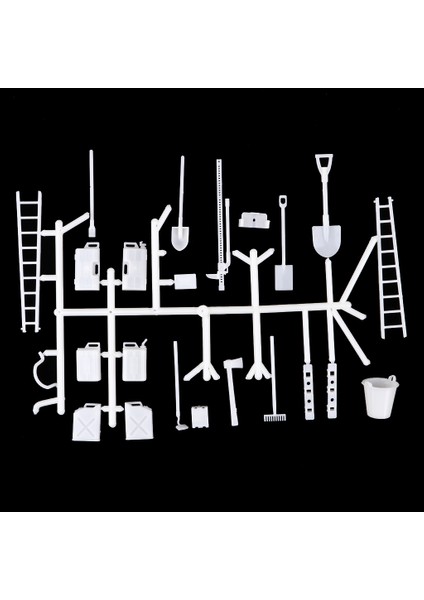 1:16 Wpl 6WD Rc Araç Modeli Için Ölçek Beyaz Araçlar Kova Seti fiyatları